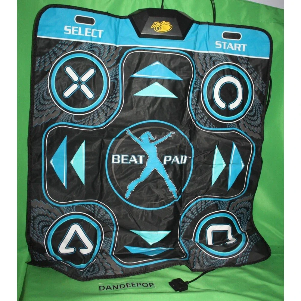 Mad Catz Dance Revolution Mat Beat Pad 8240 PS2 Video Game Controller Attachment